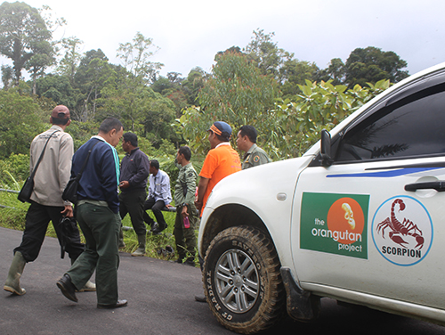 Joint patrol for protection of Tapanuli orangutan (March 27, 2018)